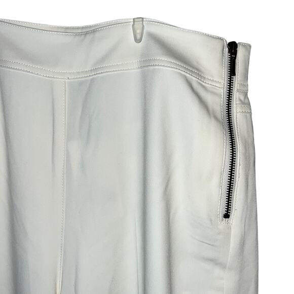 A Loves A White Wide Leg Dress Pants w/ Side Zipper Closure, Size 8, NWT! - Picture 3 of 5